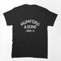 Mumford & Sons Black Vintage London Uk Shirt