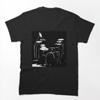 Drum Kit Black And White Shirt