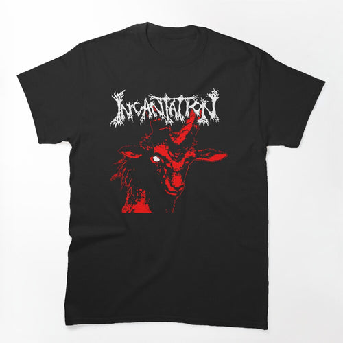 White Typography Doom Metal Shirt