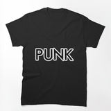 Edgy Punk Rock Style Graphic Design With Bold Attitude Shirt