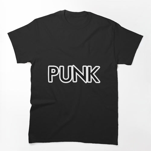 Edgy Punk Rock Style Graphic Design With Bold Attitude Shirt
