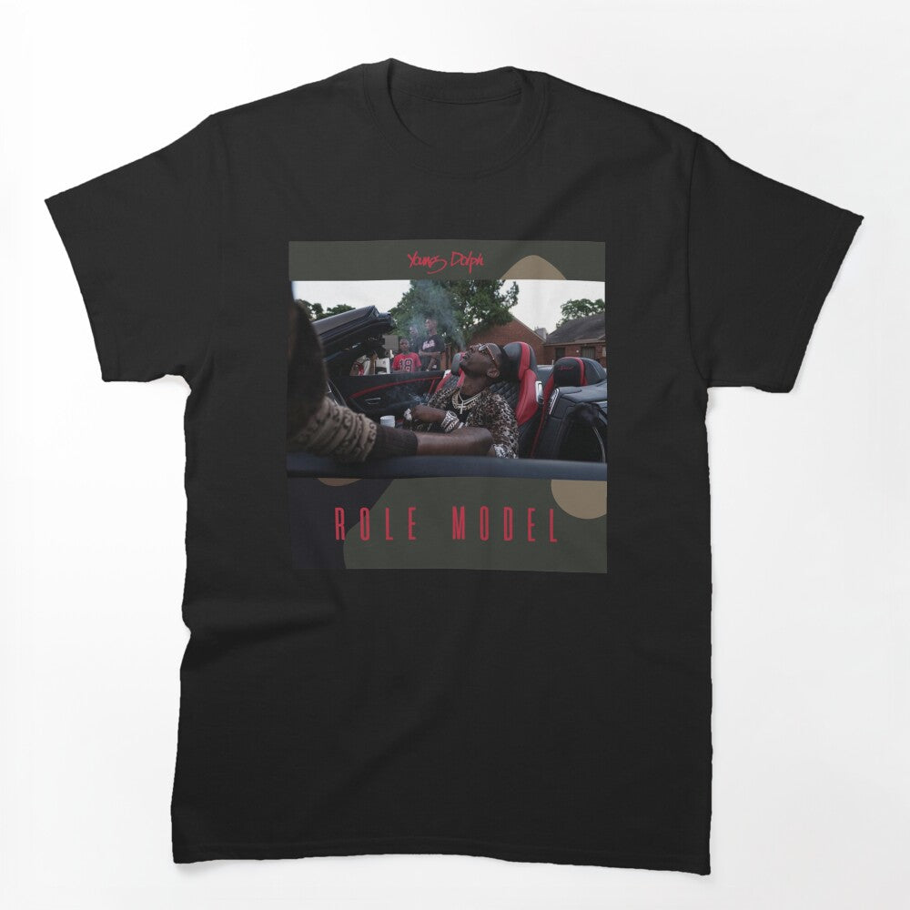 Role Model Of Young Smoke In Car Shirt