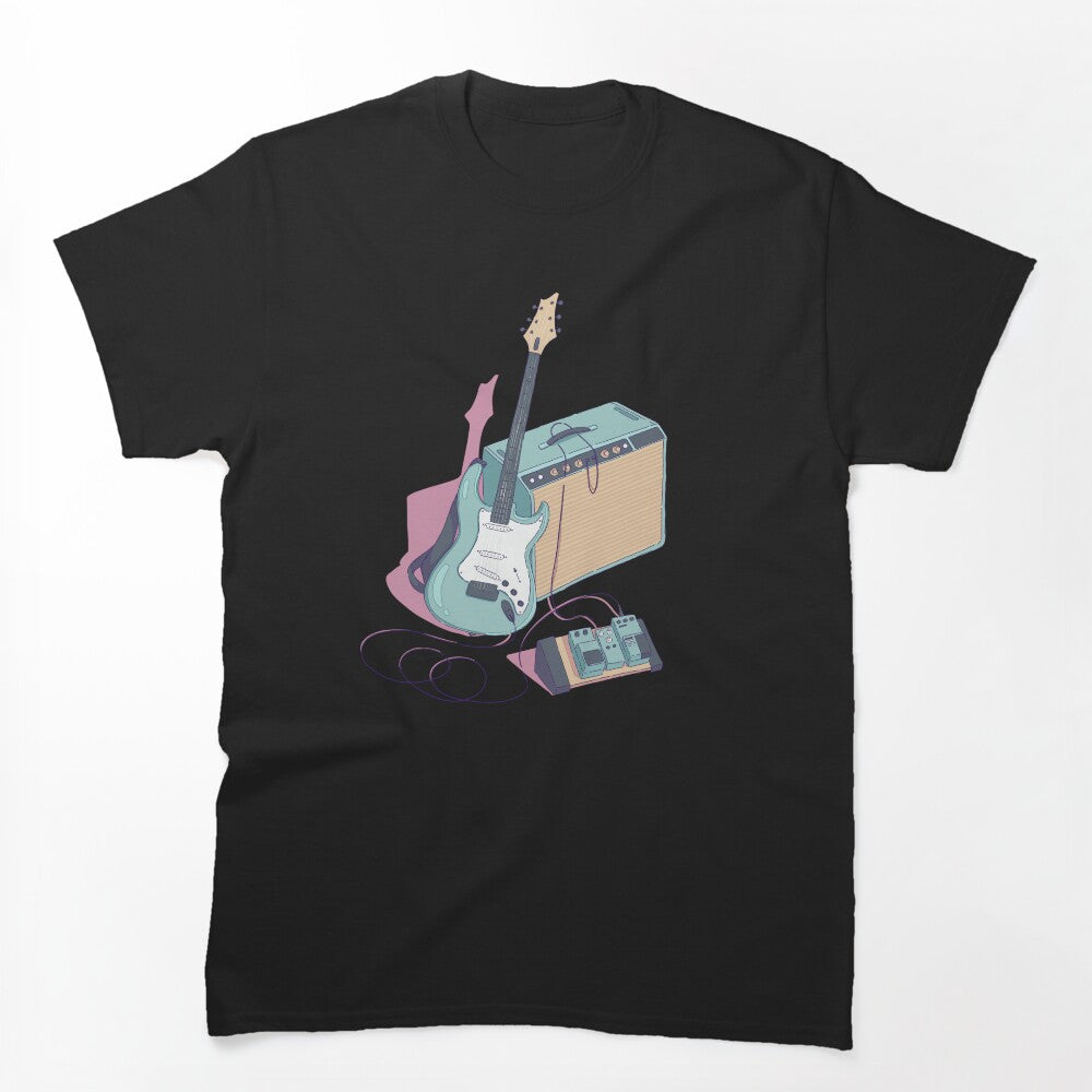 The Vintage Style Electric Guitar Shirt