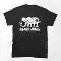 Mens My Favorite Copy Of Black Label Elephant Skateboards Gifts Music Shirt
