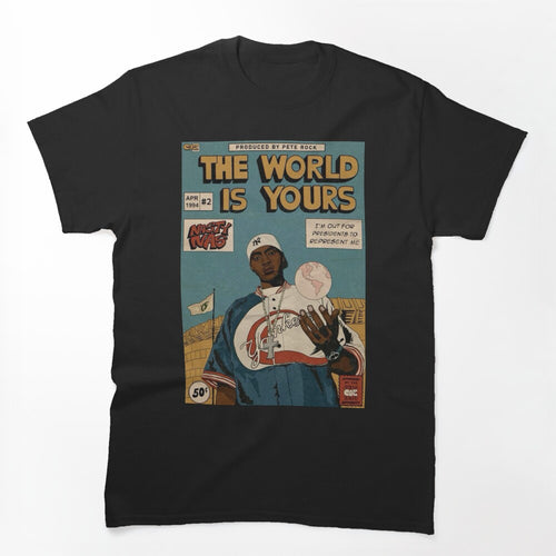 The World Is Yours Nasty Nas Retro Shirt