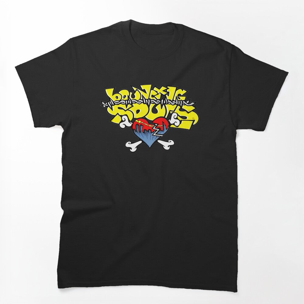 Love And Bone Design Punk Rock Band Shirt