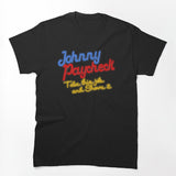 Retro Johnny Paycheck Neon Shirt