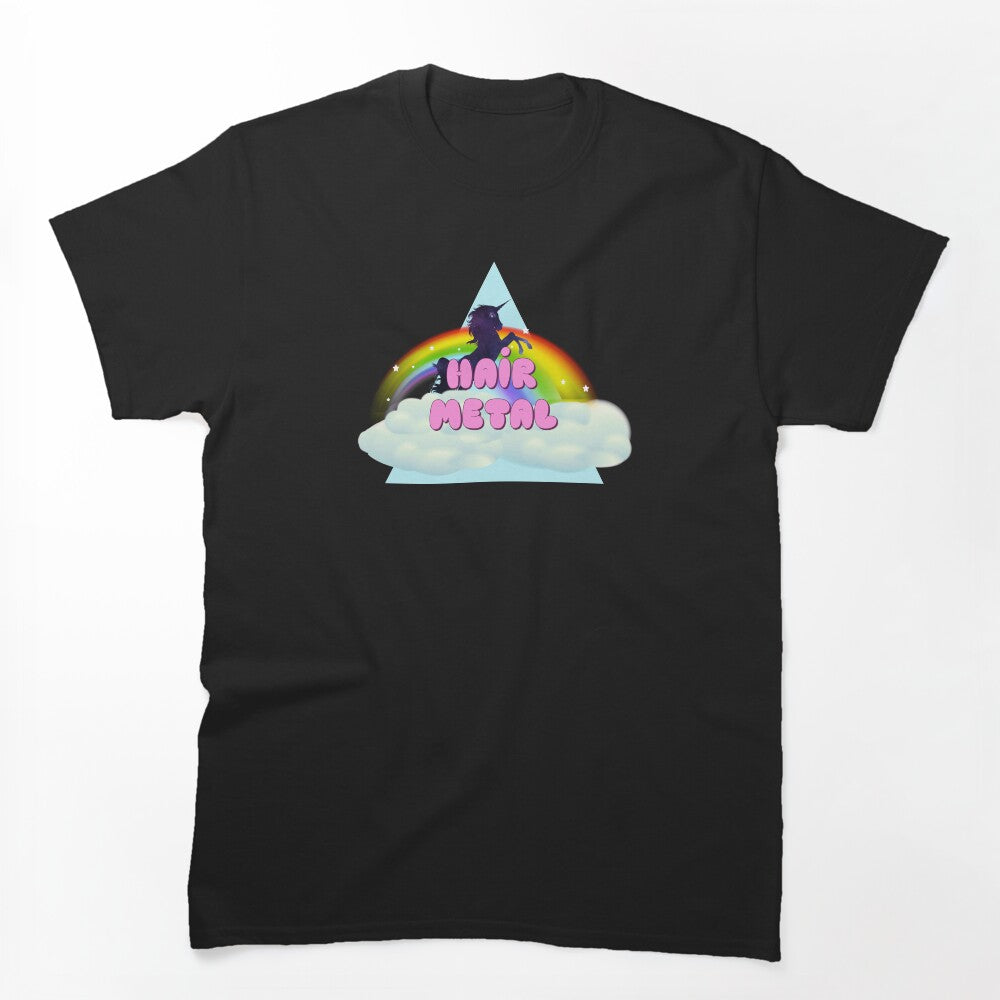 HAIR METAL UNICORN RAINBOW Shirt