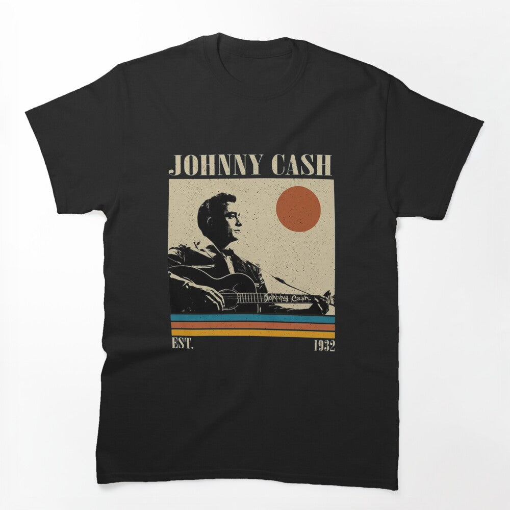 The Retro Johnny Cash Photo For Men Women Shirt