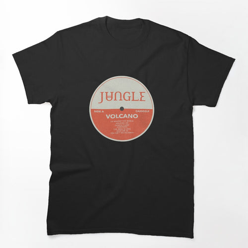 Jungle Music Band Volcano Vinyl Fan Art Cover Shirt