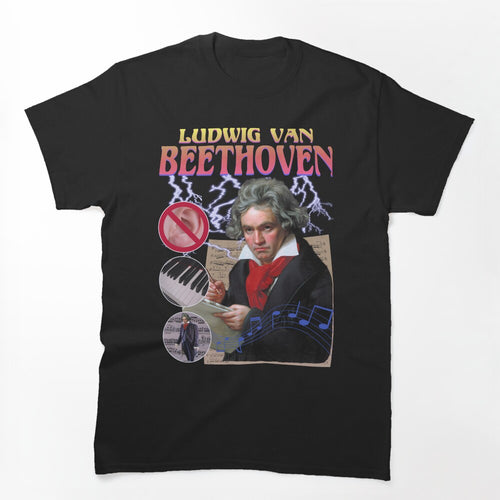 BEETHOVEN RAP Classical Composer Music Band Vintage Rap Shirt