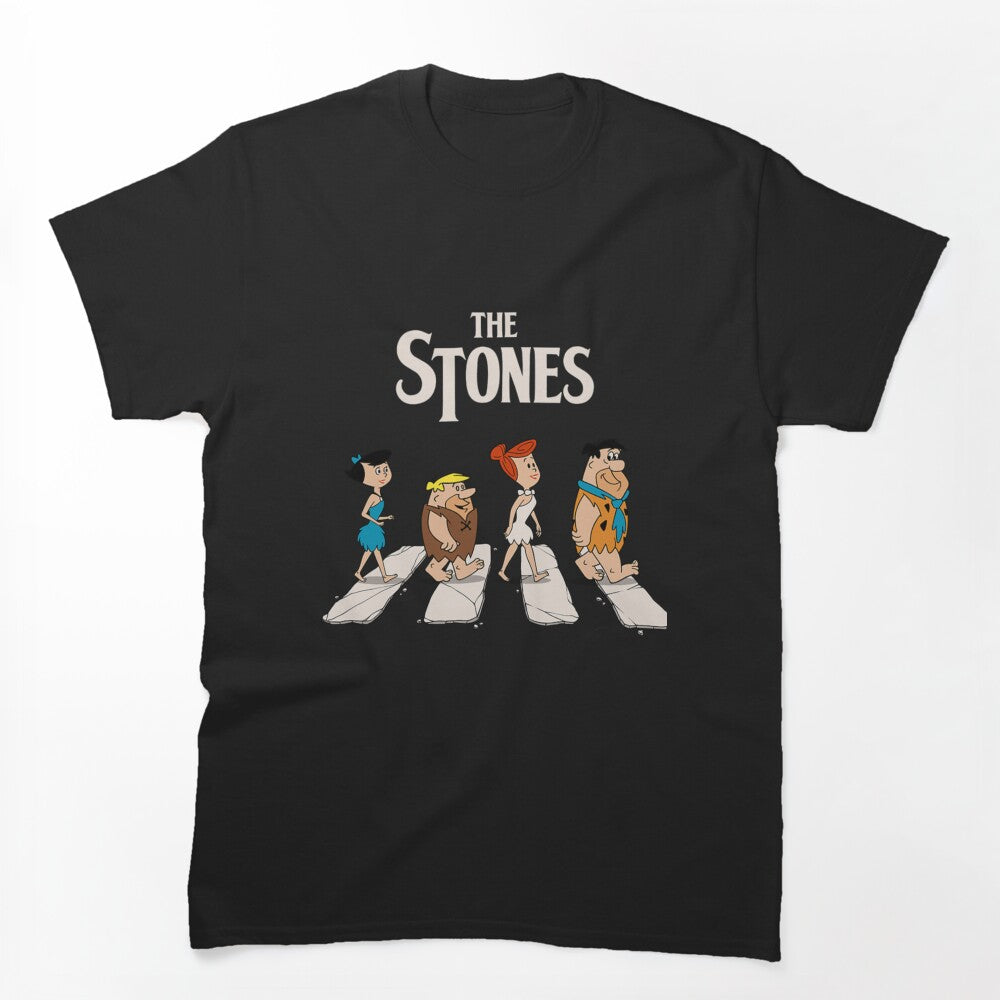 Flintstones Rock Band Design Today Graphic Art Shirt