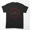 Progressive Metal Typography Band With Pattern Bird Shirt