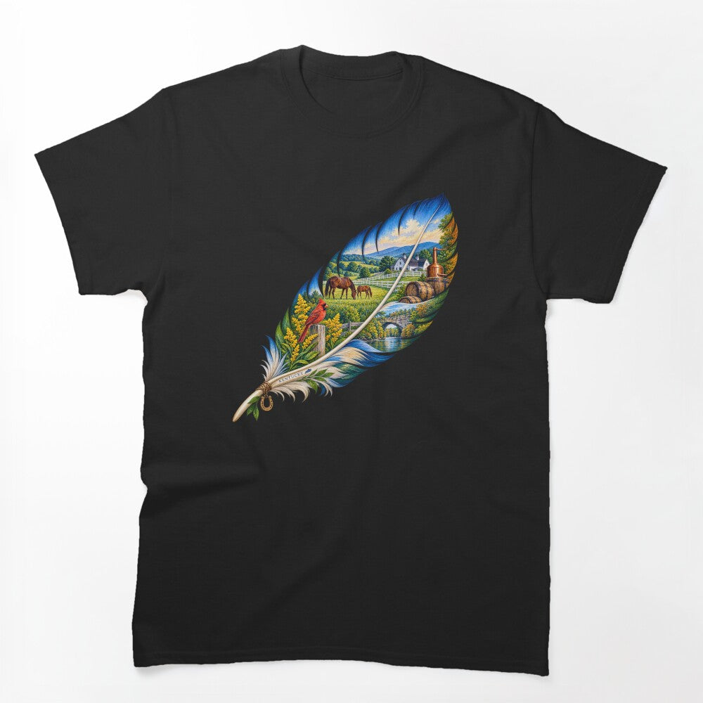 Kentucky Bluegrass Feather Shirt