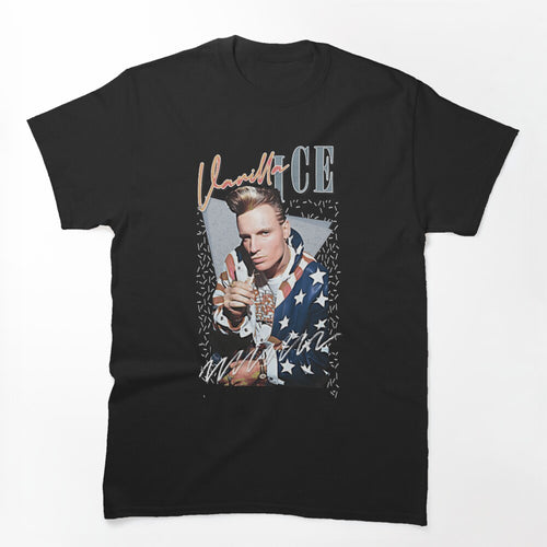 Vanilla Ice 90s Aesthetic Fan Art Design Shirt