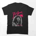 RICK JAMES 80S STYLE BLACK BACKGROUND Shirt
