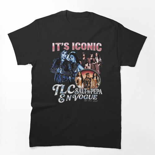 Vintage TLC Salt N Pepa En Vogue It's Iconic Tour 90s Music Girl Band Shirt