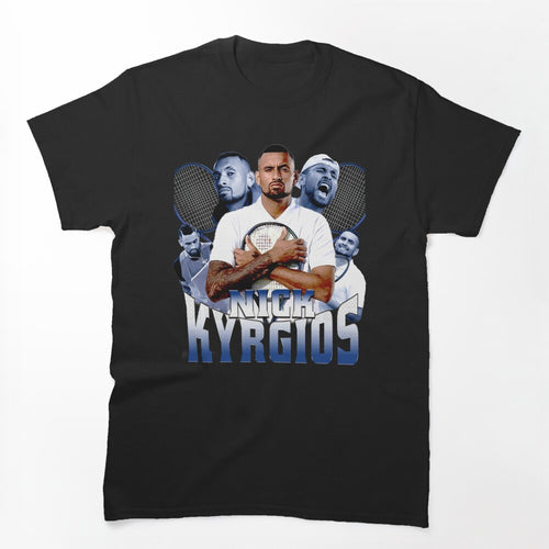 Nick Kyrgios Vintage Bootleg Rap Graphic Retro 90s Bootleg Graphic Shirt