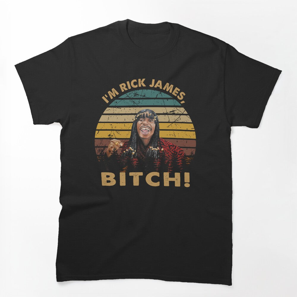 Graphic I'm Rick James Bitch! Love Pop Music Shirt