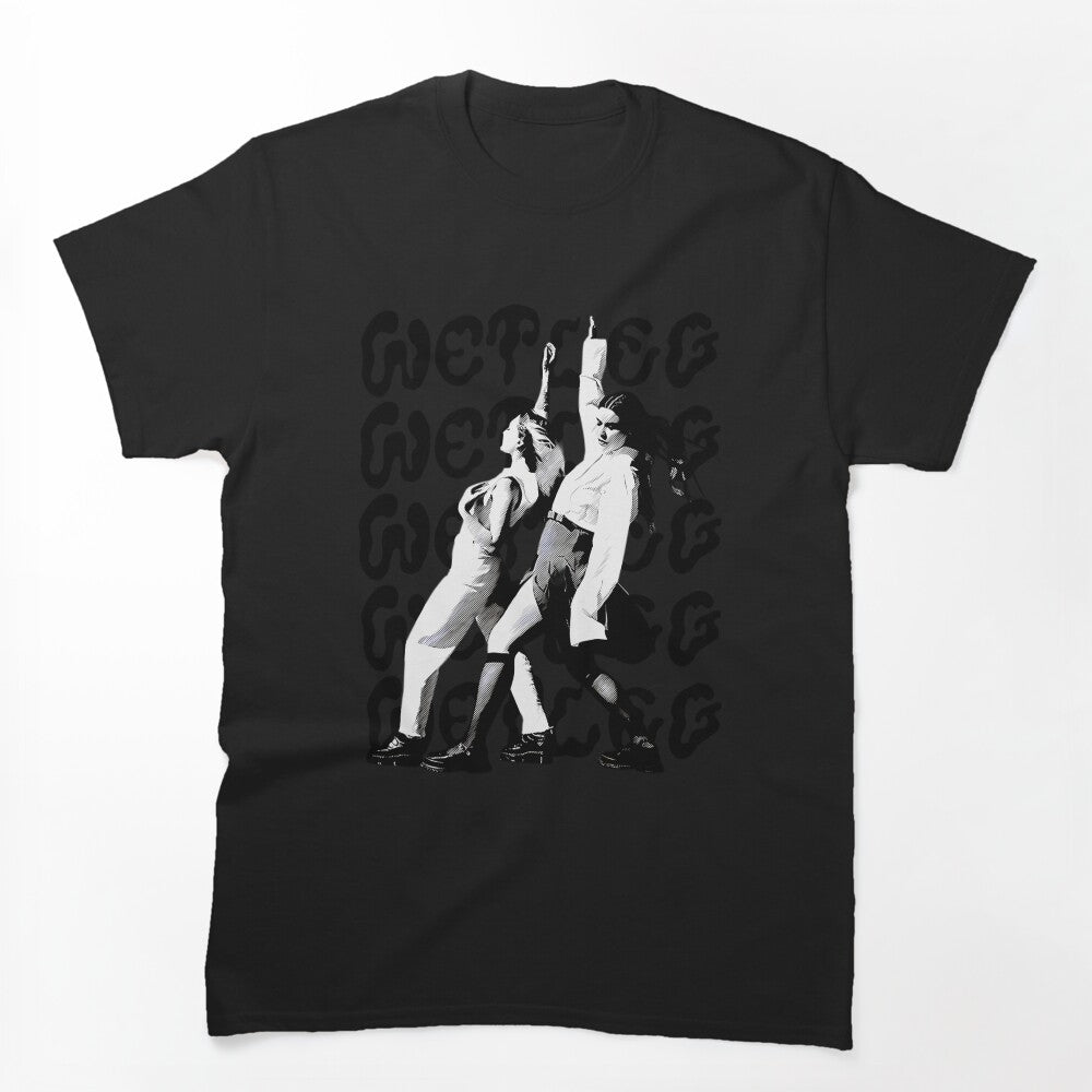 Wet Leg Band Pattern Band Indie Rock Shirt