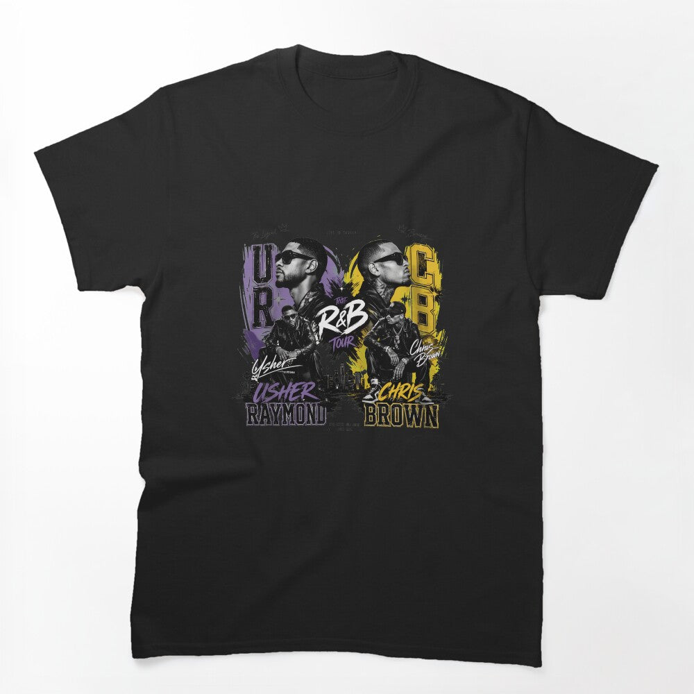 Vintage R&B Legends Concert Tour Graphic Design For Music Fans Shirt