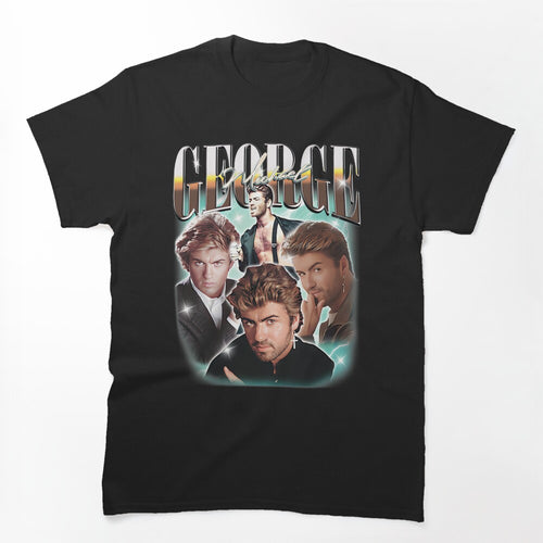 George Michael Bootleg Vintage 90S Retro Music Icon Graphic Shirt