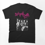 Portrait Under Hot Pink Script Shirt