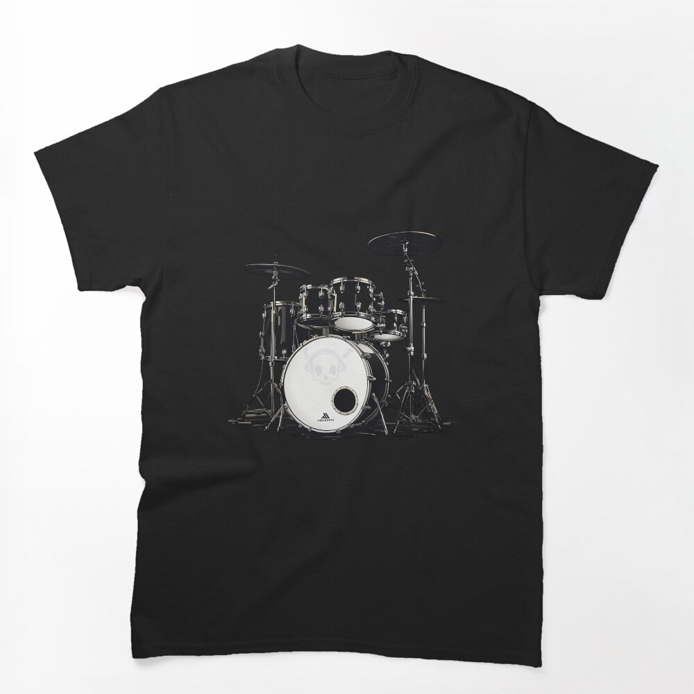 Visual Impact Drums In The Digital World Beyond The Musical Stage Shirt