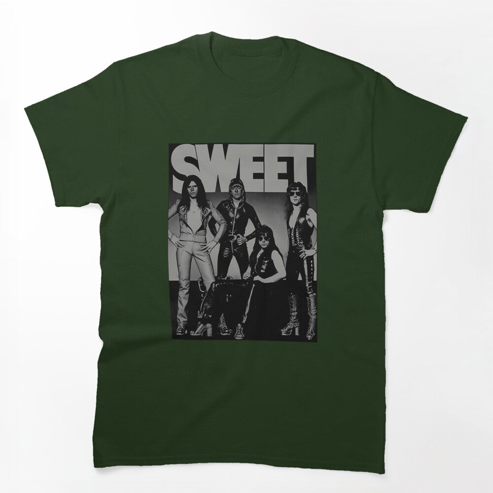 Sweet British Glam Rock Group Portrait Shirt