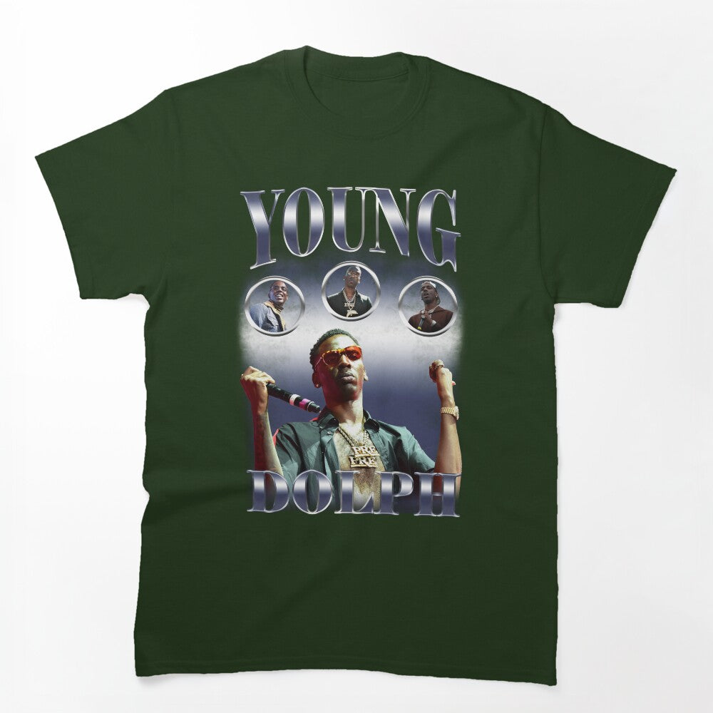 Young Dolph Silver Bootleg Vintage Shirt