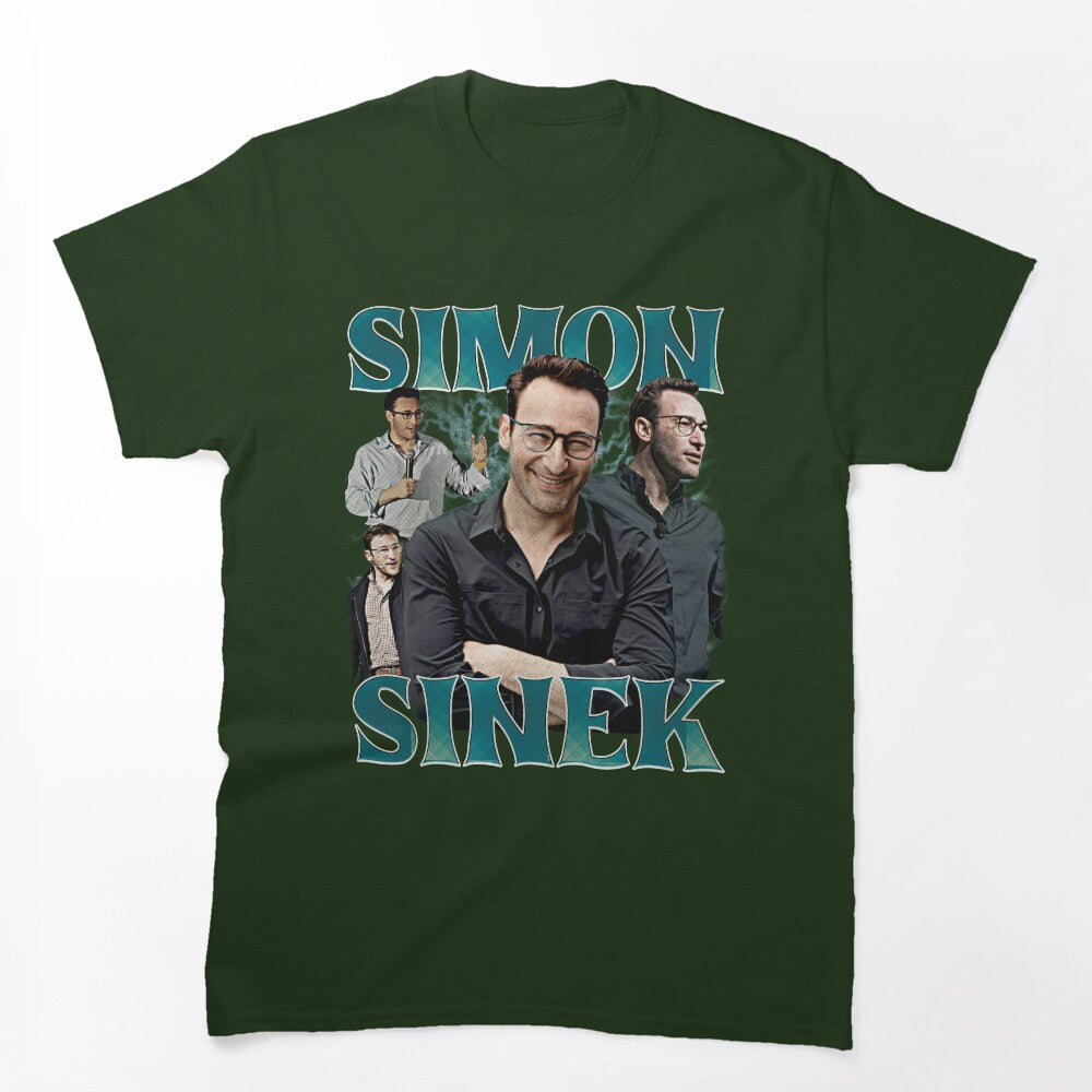 Simon Sinek Vintage Bootleg Rap Graphic Retro 90s Bootleg Graphic Shirt
