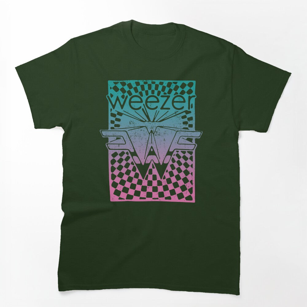 Checkered Weezer Aged Shirt