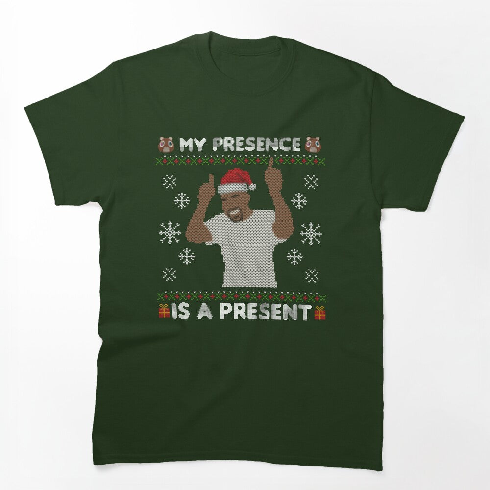 Kanye West Ye Hip Hop Rap Ugly Christmas Sweater My Presence Is A Shirt