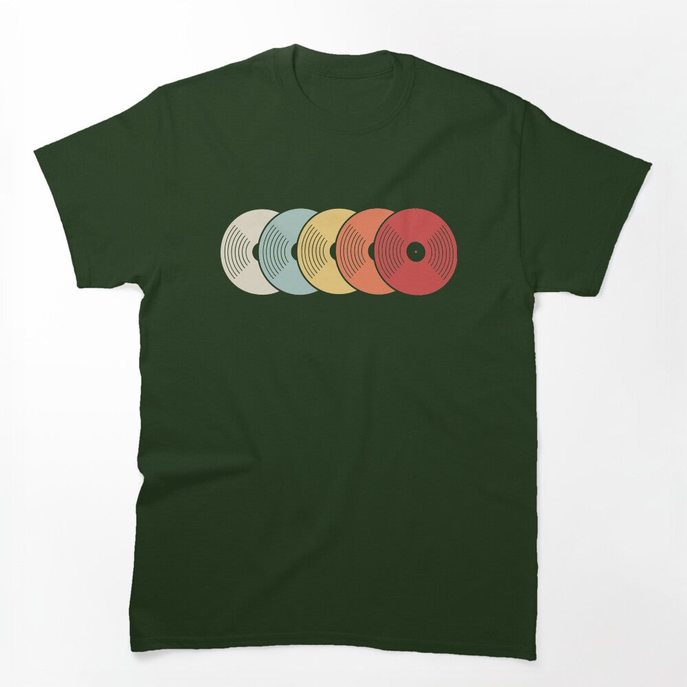 Retro Vintage Vinyl Record Collection Shirt