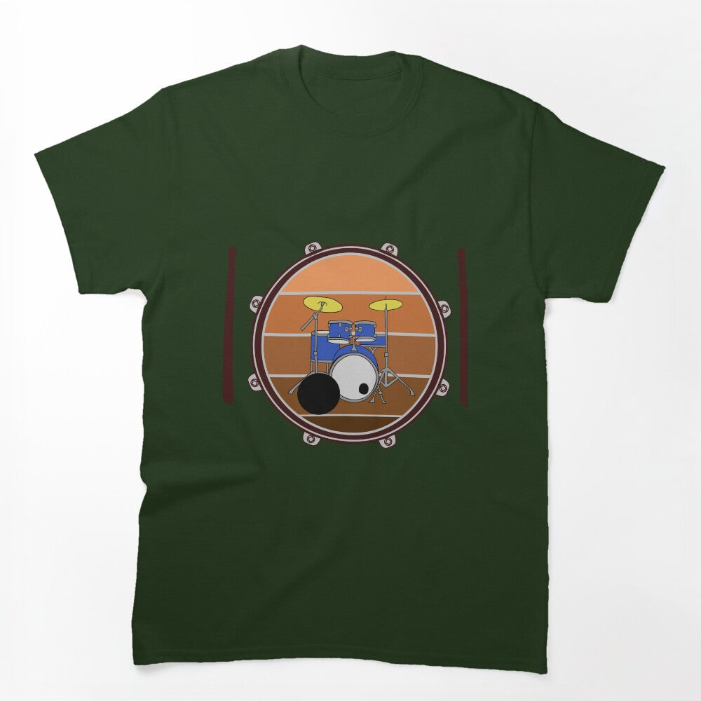 Bass Drum And Drum Kit Shirt