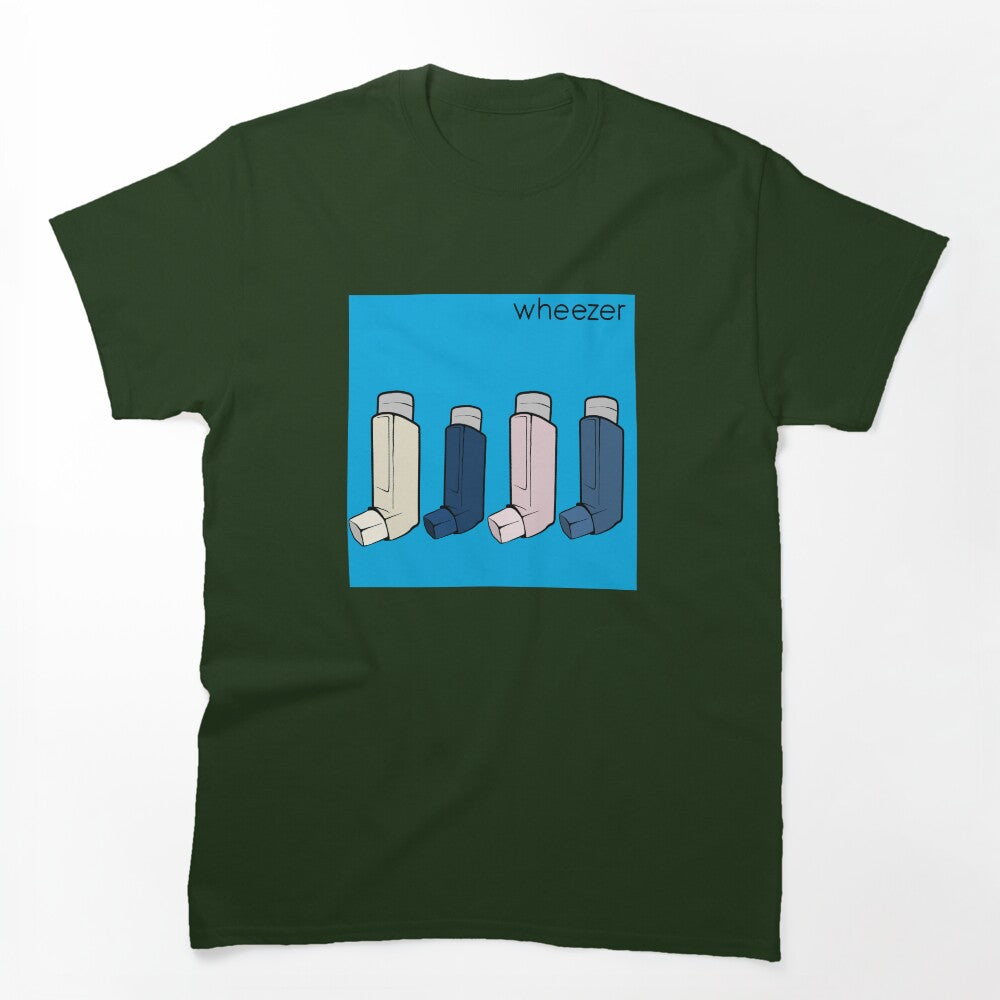 Wheezer Blue Album Weezer But They're Asthma Puffers Shirt