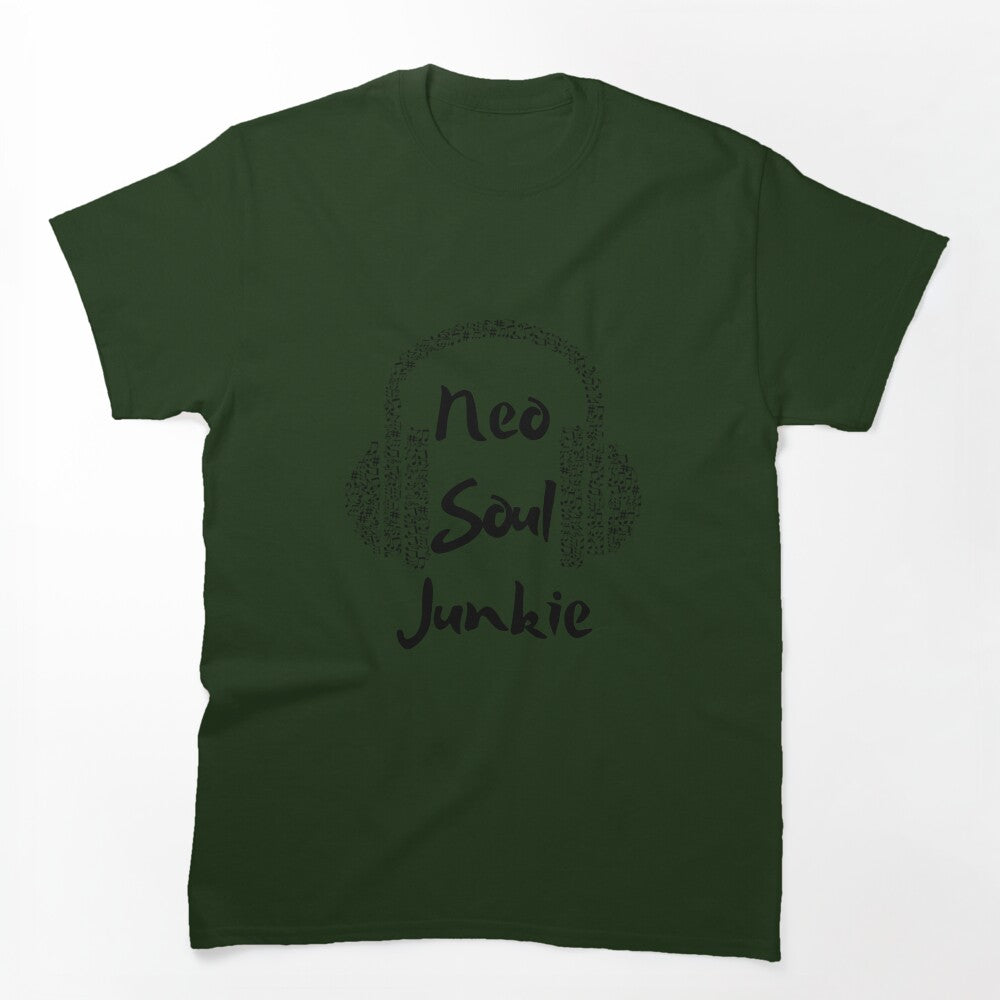 Neo Soul Junkie Music Headphones Shirt