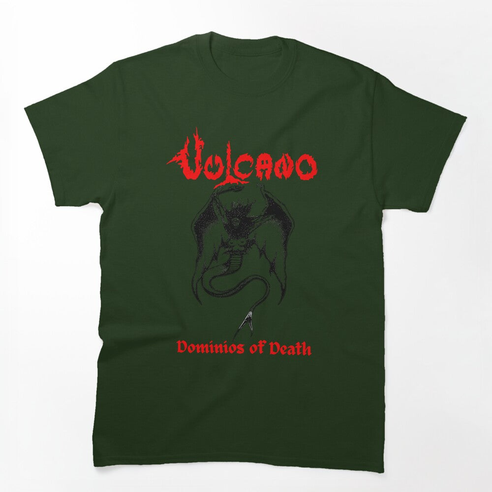 Vulcano- Dominios Of Death High Resolution Brazil Black Death Metal Shirt