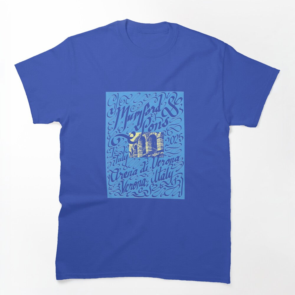 Mumford & Sons Verona Tour 2025 Shirt