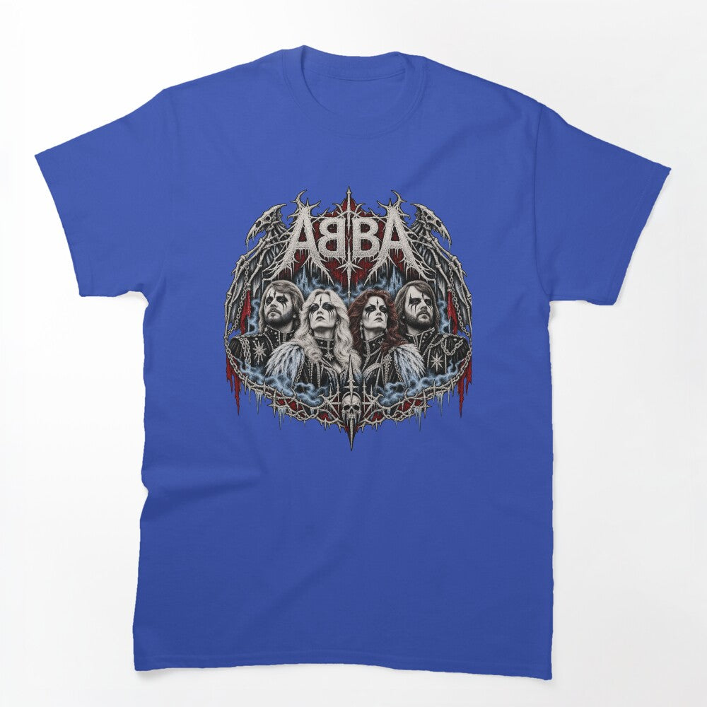 ABBA - Black Metal Shirt