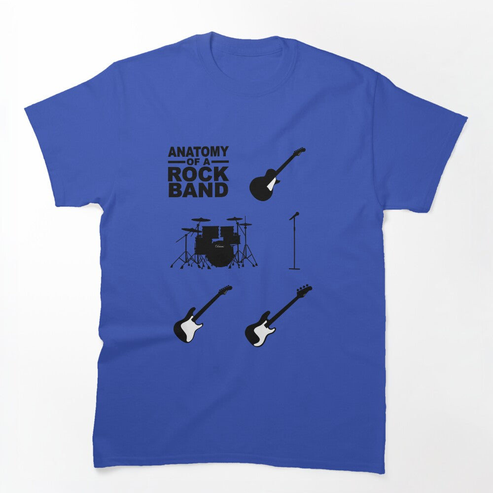 Anatomy Of A Rock Band Shirt
