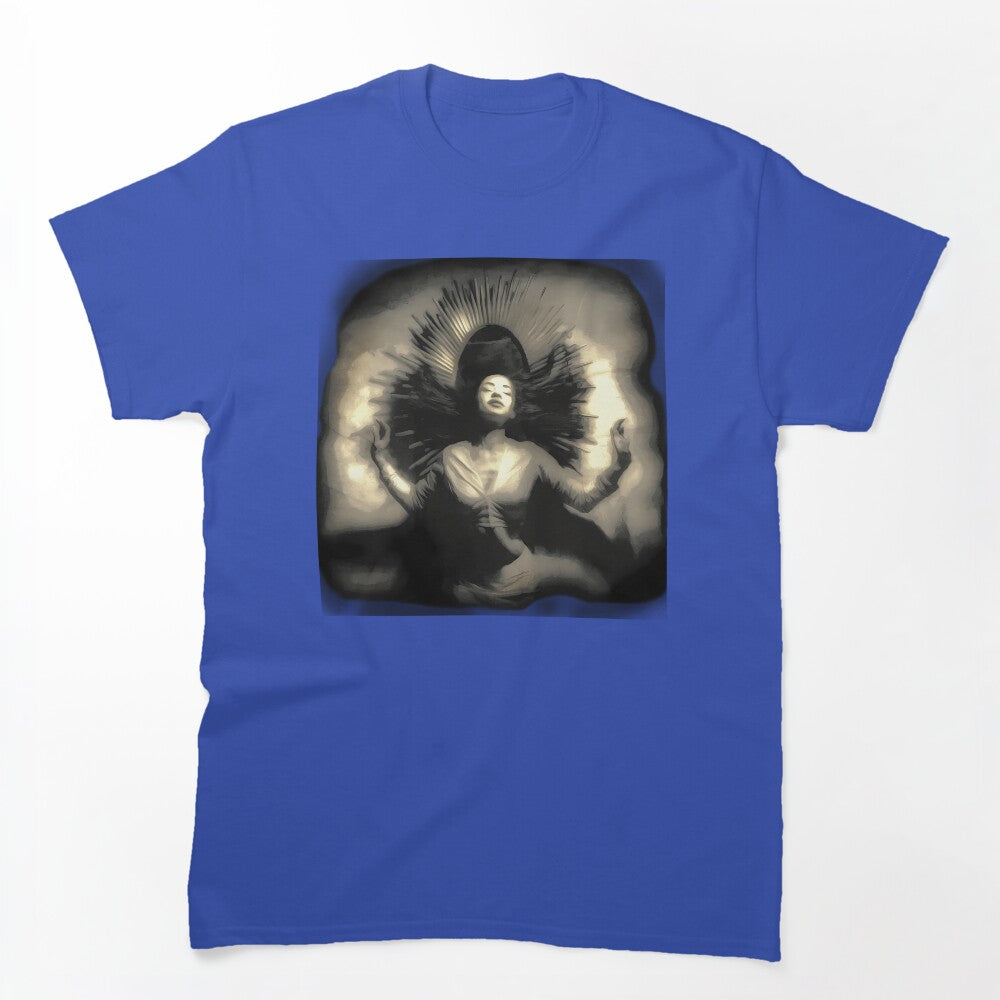 Glowing Halo Portrait Illustration Shirt