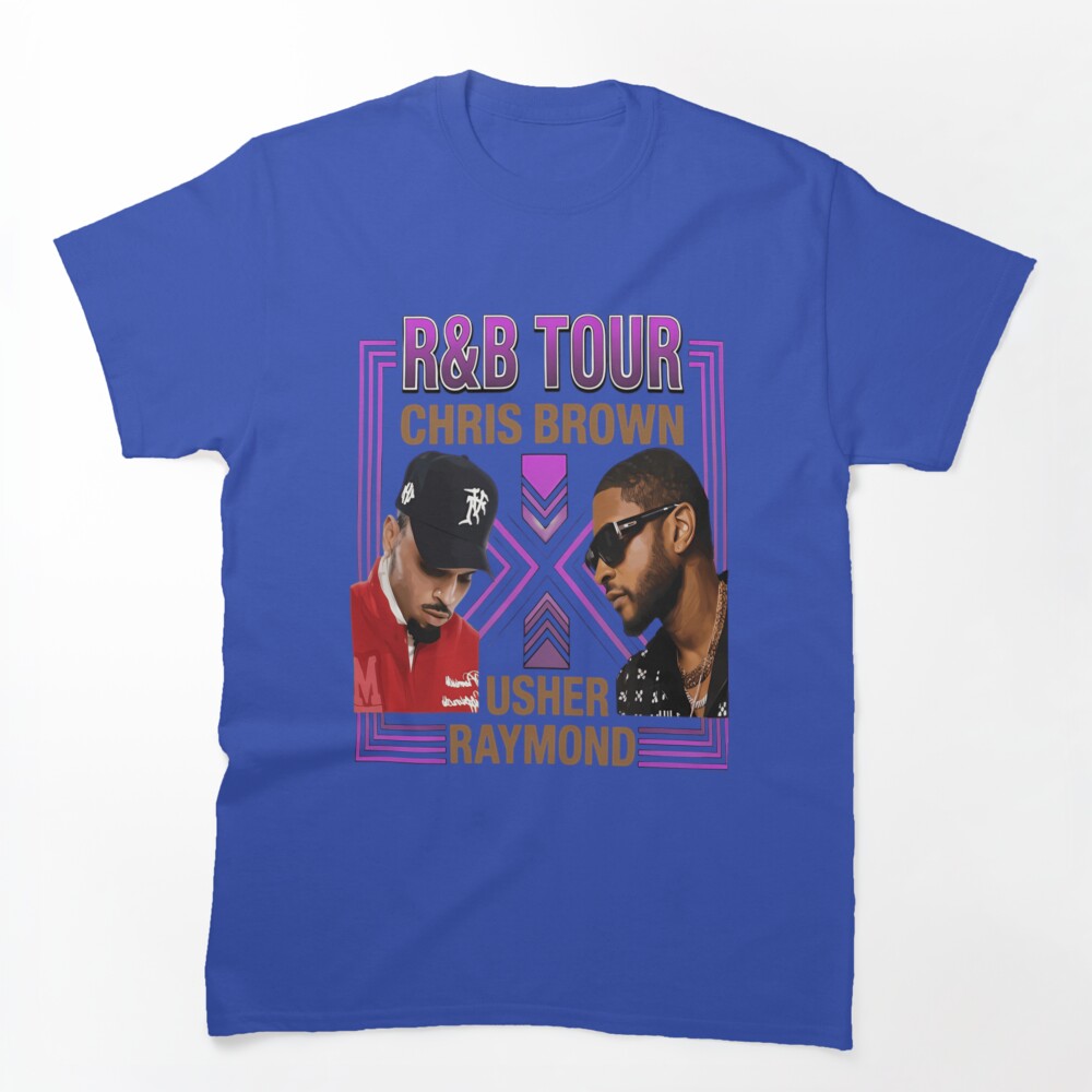 Chris Brown Usher R&B Tour 2026 Design Shirt