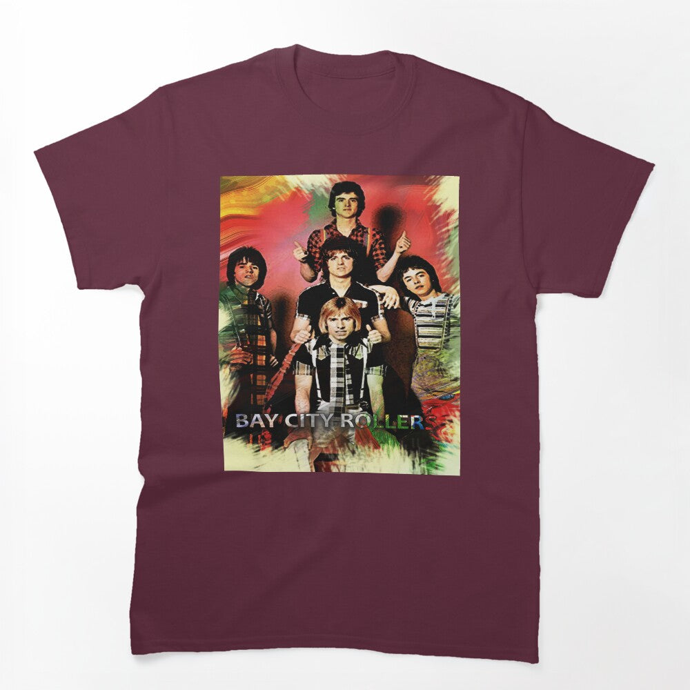 Bay City Rollers Vintage Band Graphic Fan Shirt