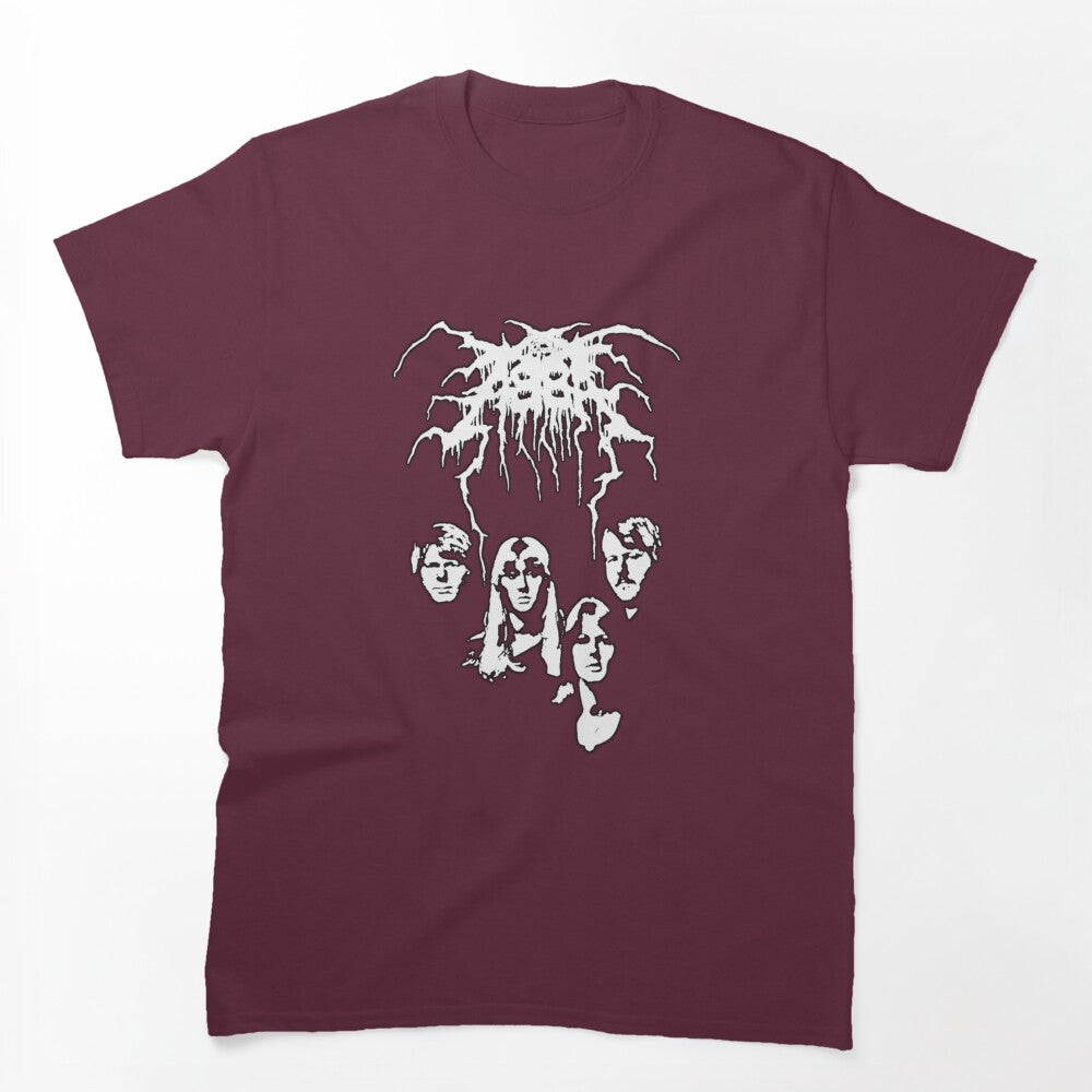ABBA Black Metal Parody Portrait Design Shirt