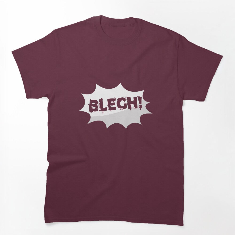 Blegh Cartoon Metalcore Fan Funny Metal Humor Shirt