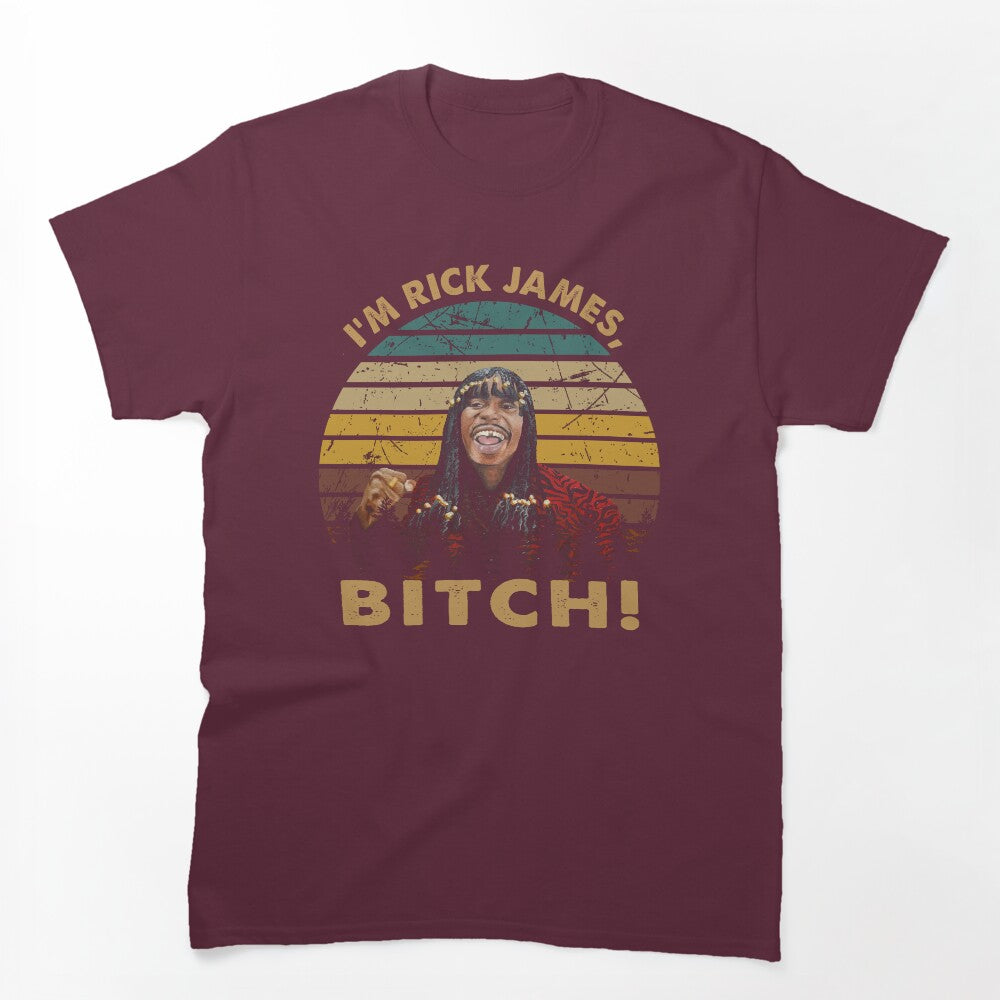 Graphic I'm Rick James Bitch! Love Pop Music Shirt