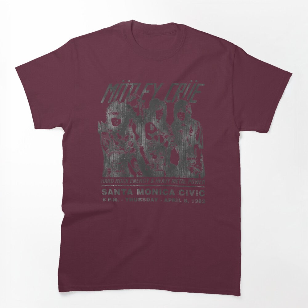 Sa Nta Mo Nica Ci Vic Audi Torium Mo Tley Cr Ue Shirt