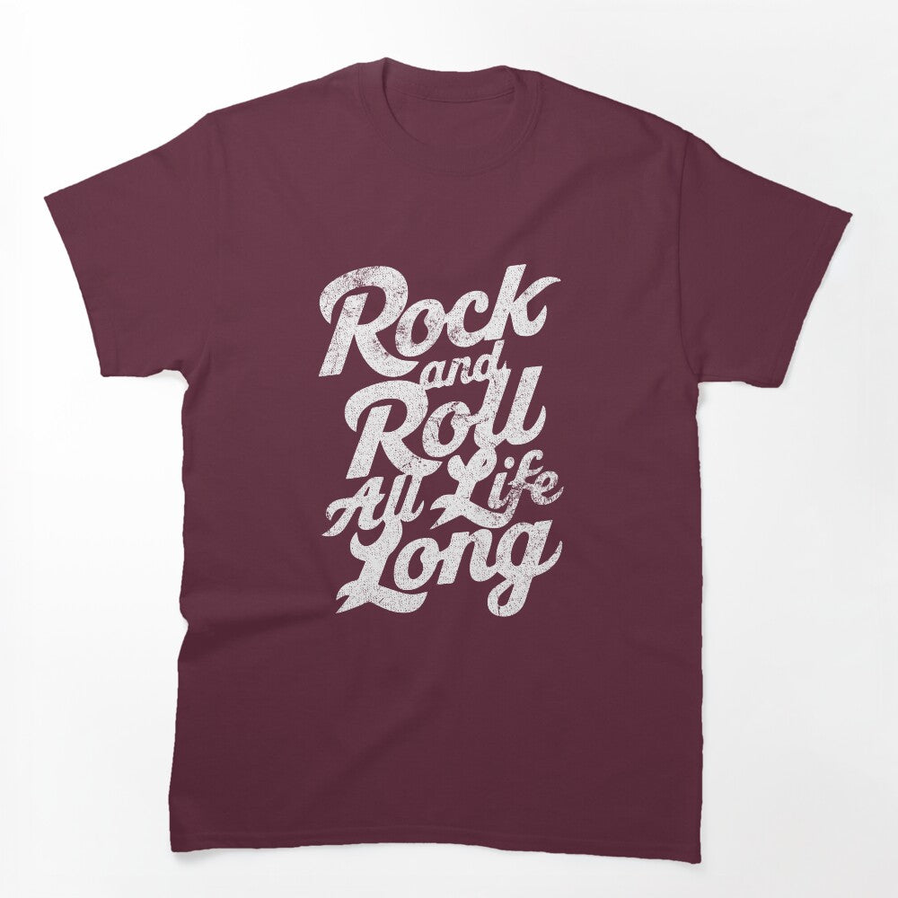 Rock And Roll All Life Long Shirt