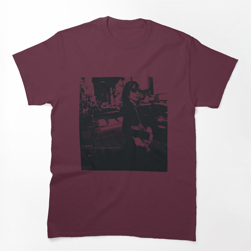 PJ Harvey Dark Vintage Portrait Design Shirt
